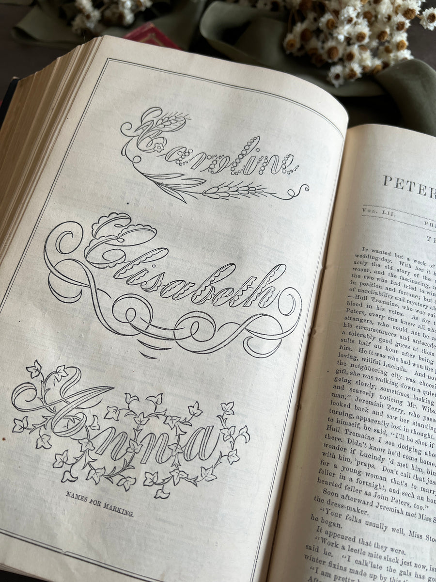 Peterson’s Magazine – 1867 Illustrated Annual Volume | Engravings, Fashion Plates, Needlework Patterns & Sheet Music