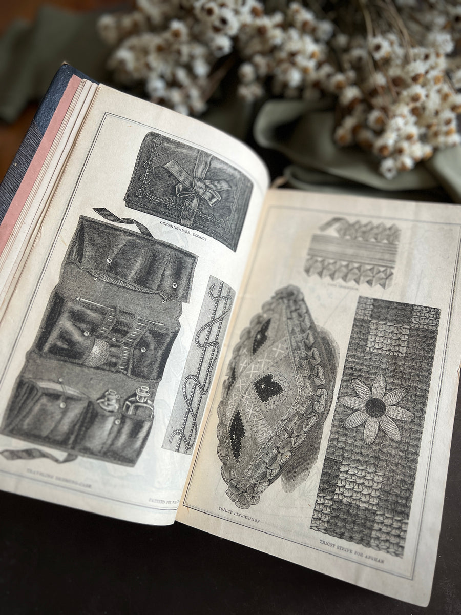 Peterson’s Magazine – 1867 Illustrated Annual Volume | Engravings, Fashion Plates, Needlework Patterns & Sheet Music