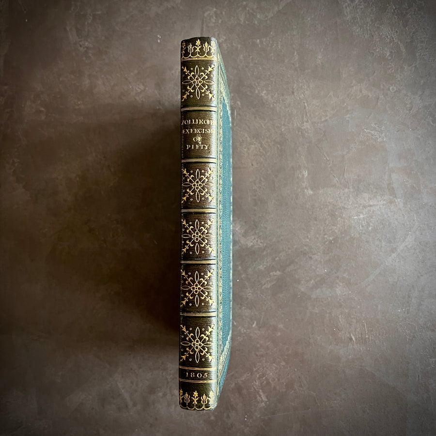Exercises of Piety by G.J. Zollikofer | Presentation Copy, 1805 | Royal Provenance; Inscribed by Princess Amelia(youngest child of King George III and Queen Charlotte)