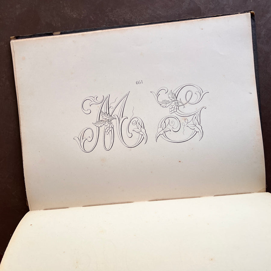 c.1880 - French Monogram Album