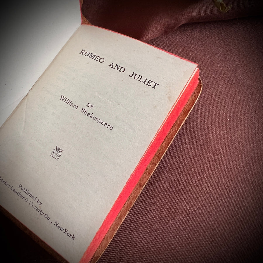 William Shakespeare — Miniature Works (24-Volume Set in Original Box | Leather Bound | c. 1920