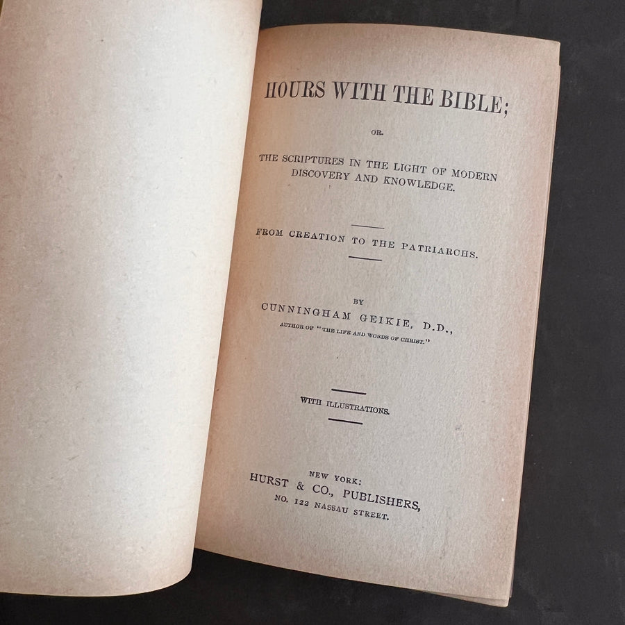 Hours With the Bible: From Creation to the Patriarchs (Arlington Edition) | c.1880s