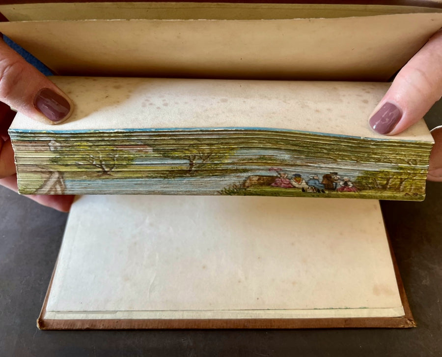 1844 - Friendship’s Offering of Sentiment and Mirth (With Painted Fore-Edge)