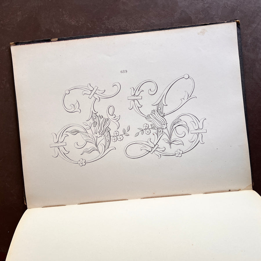 c.1880 - French Monogram Album