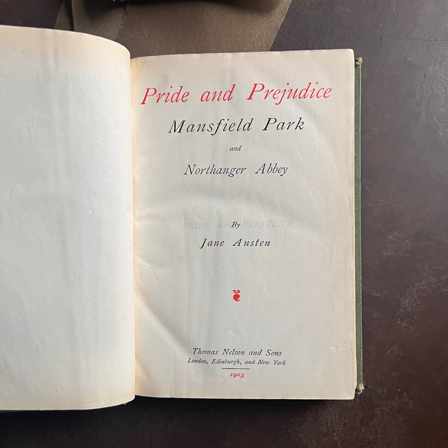 1903 - Pride & Prejudice, Mansfield Park, & Northanger Abbey