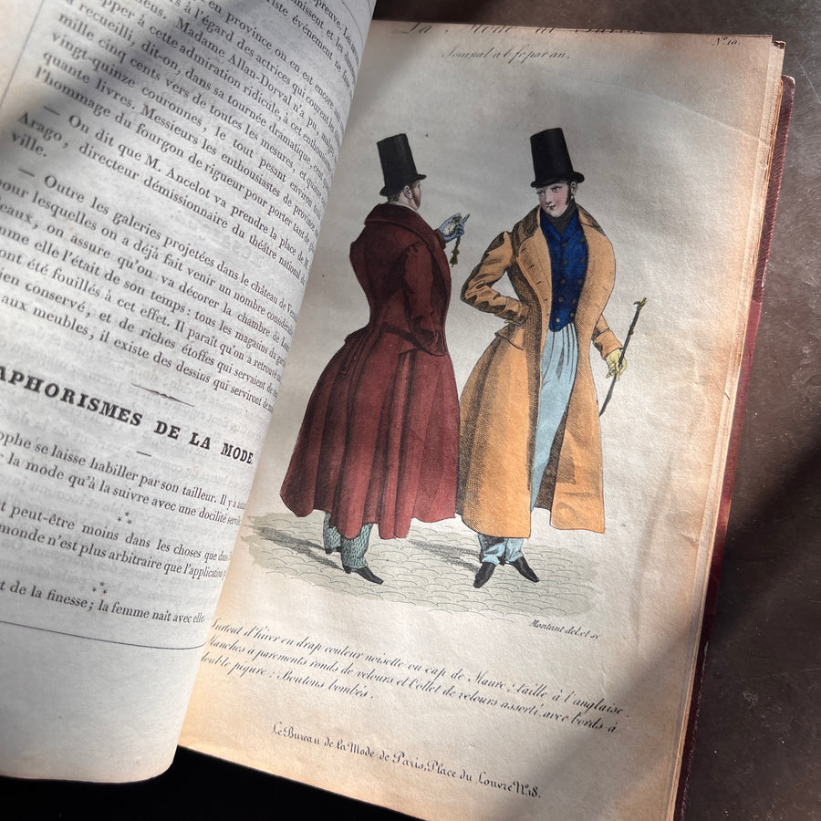 La Mode de Paris: Bulletin Officiel Des Modes (1833-1834) | Hand-Colored Plates
