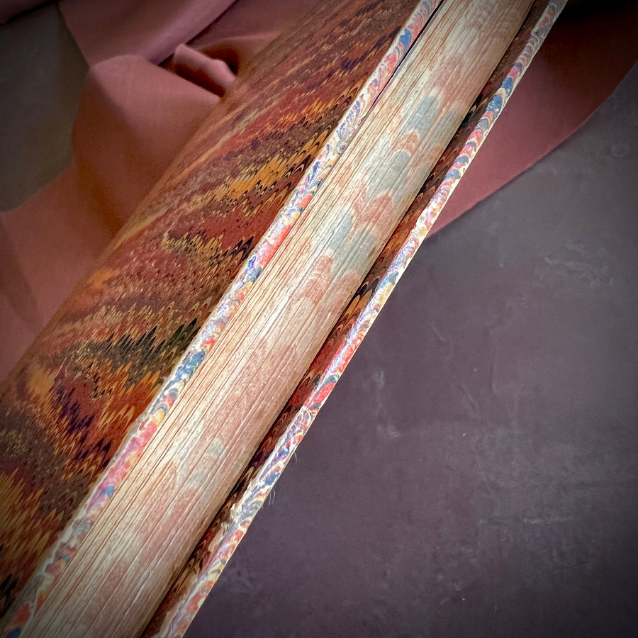 Mystery of Edwin Drood | Charles Dickens| First Edition in Book Form, Chapman & Hall, 1870 — Rebound in Half Leather by J. Woodland Bindery | First Printing Illustrations by S. L. Fildes