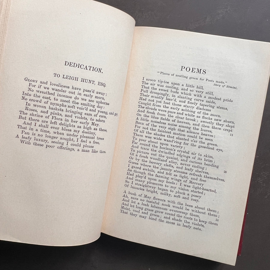 1912 - The Poetical Works of John Keats