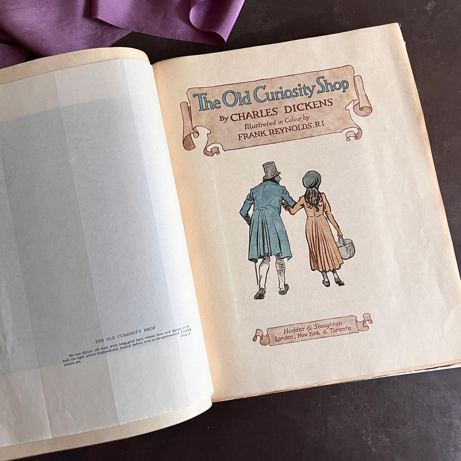 1913 - The Old Curiosity Shop (Limited Edition; First Frank Reynolds Illustrated Edition, Signed)