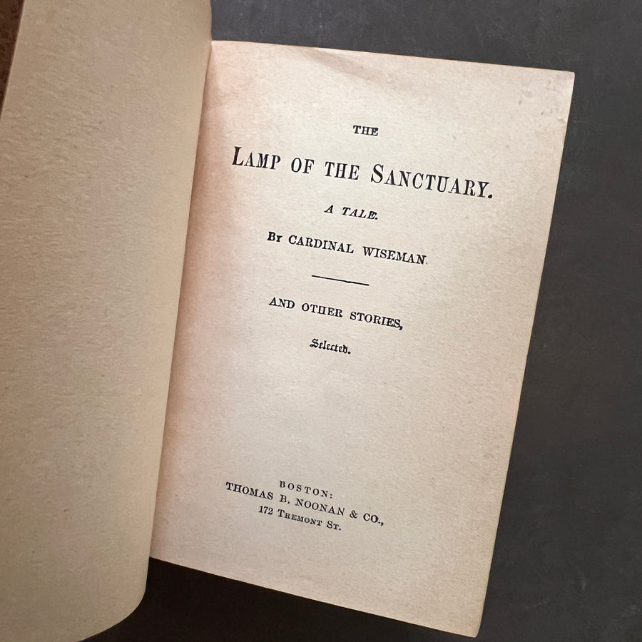 c.1880 - The Lamp of the Sanctuary; A Tale and Other Stories