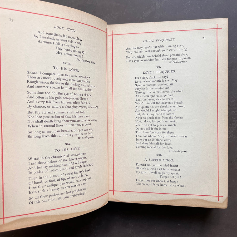 1895 - The Golden Treasury of the Best Songs and Lyrical Poems In The English Language