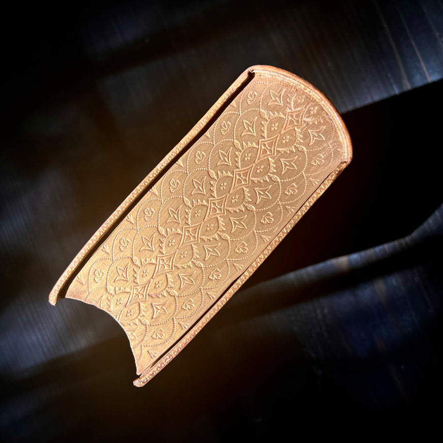 1866 Holy Bible | King James Version | Oxford University Press | Full Vellum Binding with Gauffered Edges, Gilt Clasp & Red Inlaid Cross | Presentation Copy