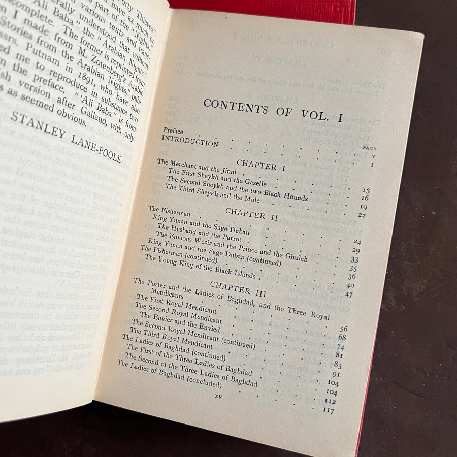 The Arabian Nights’ Entertainment - 2 Volume Set (Bohn’s Popular Library, 1925 & 1928)