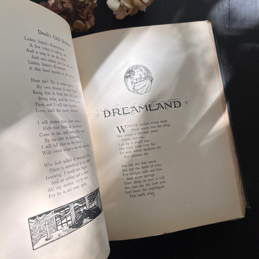 Poems by Christina Rossetti — Illustrated by Florence Harrison (1910), First American Edition)