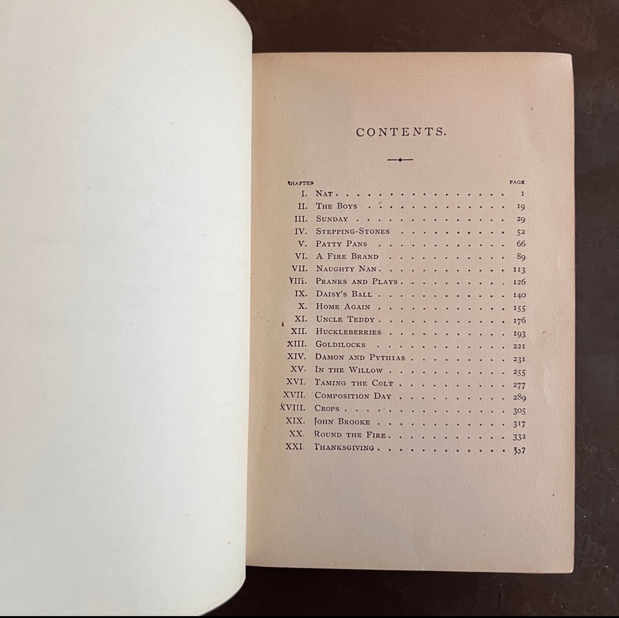 Little Men (1882) by Louisa May Alcott — Illustrated Roberts Brothers Edition — Decorative Victorian Binding