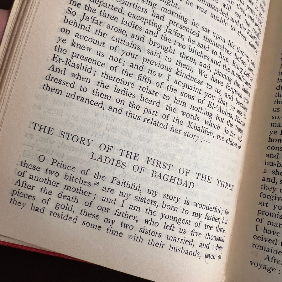 The Arabian Nights’ Entertainment - 2 Volume Set (Bohn’s Popular Library, 1925 & 1928)
