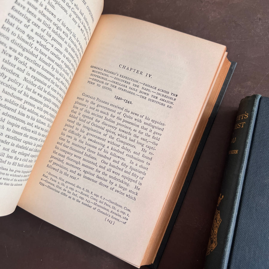 History of the Conquest of Peru by William H. Prescott | 2-Volume Set, Universal Edition (1874)