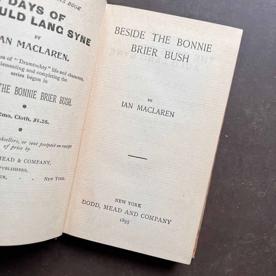 1895 - Beside The Bonnie Brier Bush, First Edition