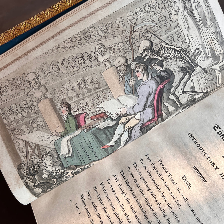 The English Dance of Death (1815-1816), First Edition) | Illustrated by Thomas Rowlandson