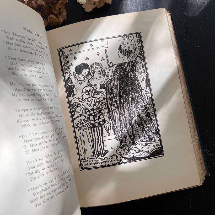 Poems by Christina Rossetti — Illustrated by Florence Harrison (1910), First American Edition)