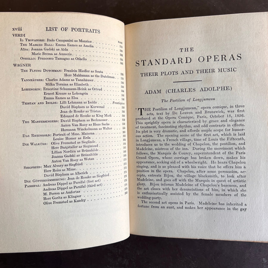 1914 - The Standard Operas; Their Plots and Their Music