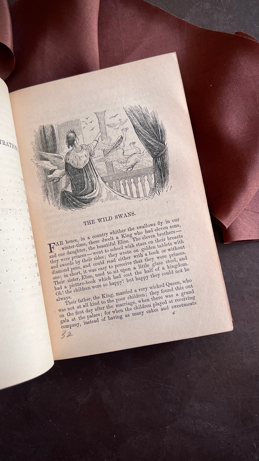 Danish Fairy Legends and Tales by Hans Christian Andersen (1861) | Illustrated | Fine Binding | Marbled Edges | Rare