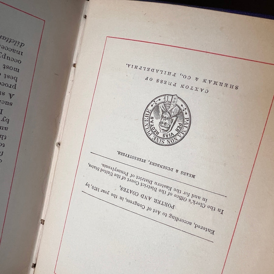 Good Manners Book: A Manual of Etiquette in Good Society (c.1870s)