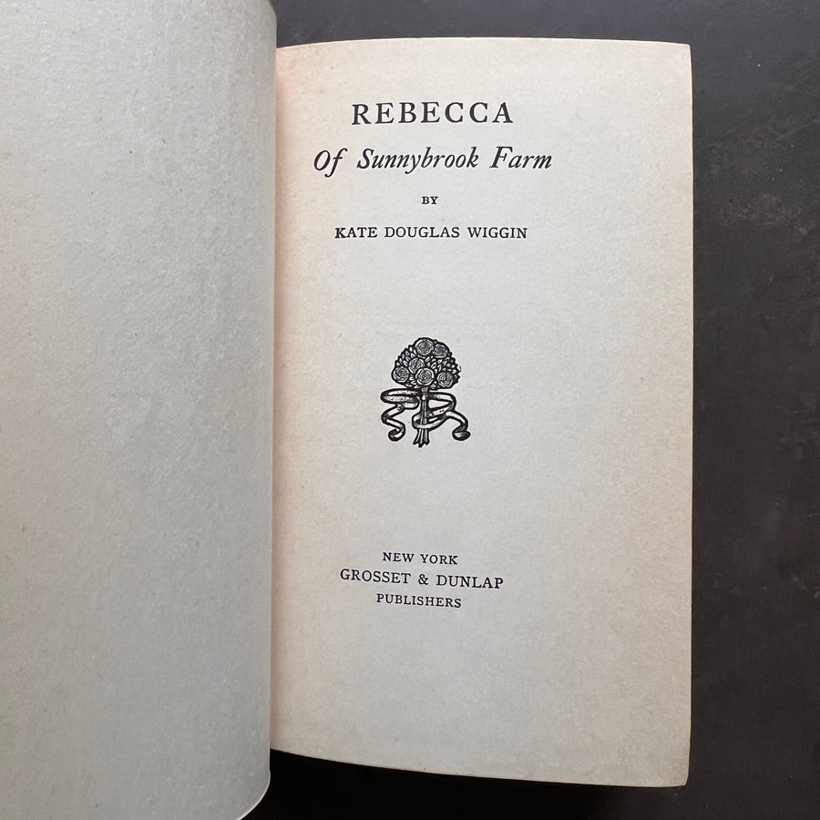 1903 - Rebecca of Sunnybrook Farm, First Edition