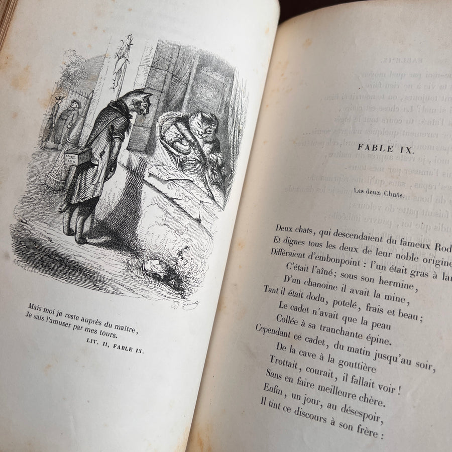 Fables de Florian — Illustrated by J.J. Grandville | c.1842–1845 | Dubochet Edition