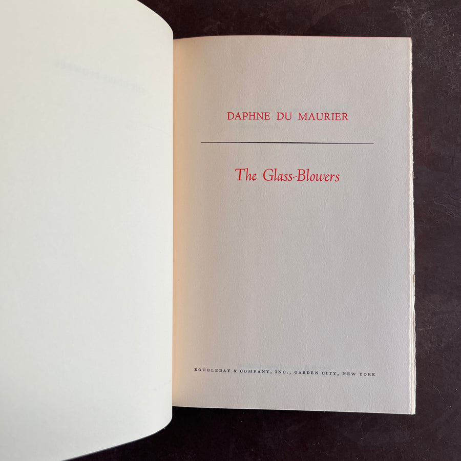 1963 - Daphne du Maurier- The Glass Blowers