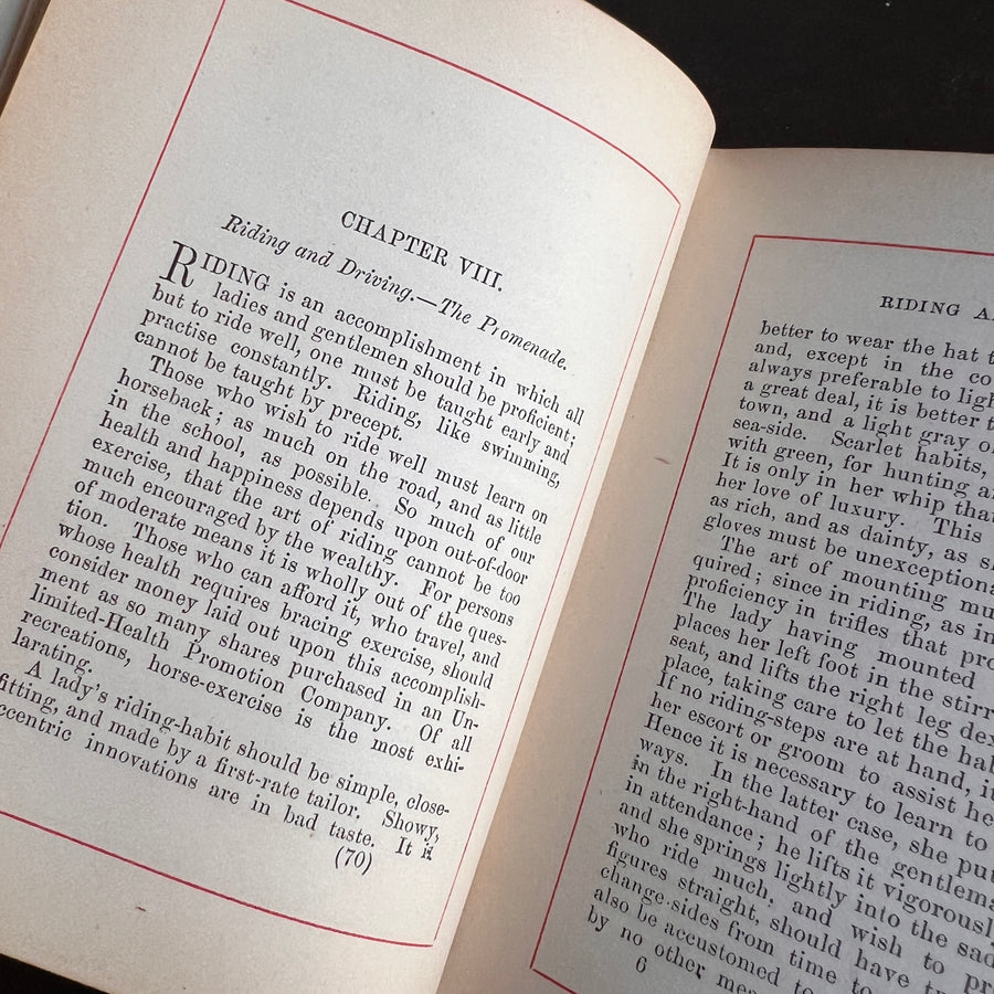 Good Manners Book: A Manual of Etiquette in Good Society (c.1870s)