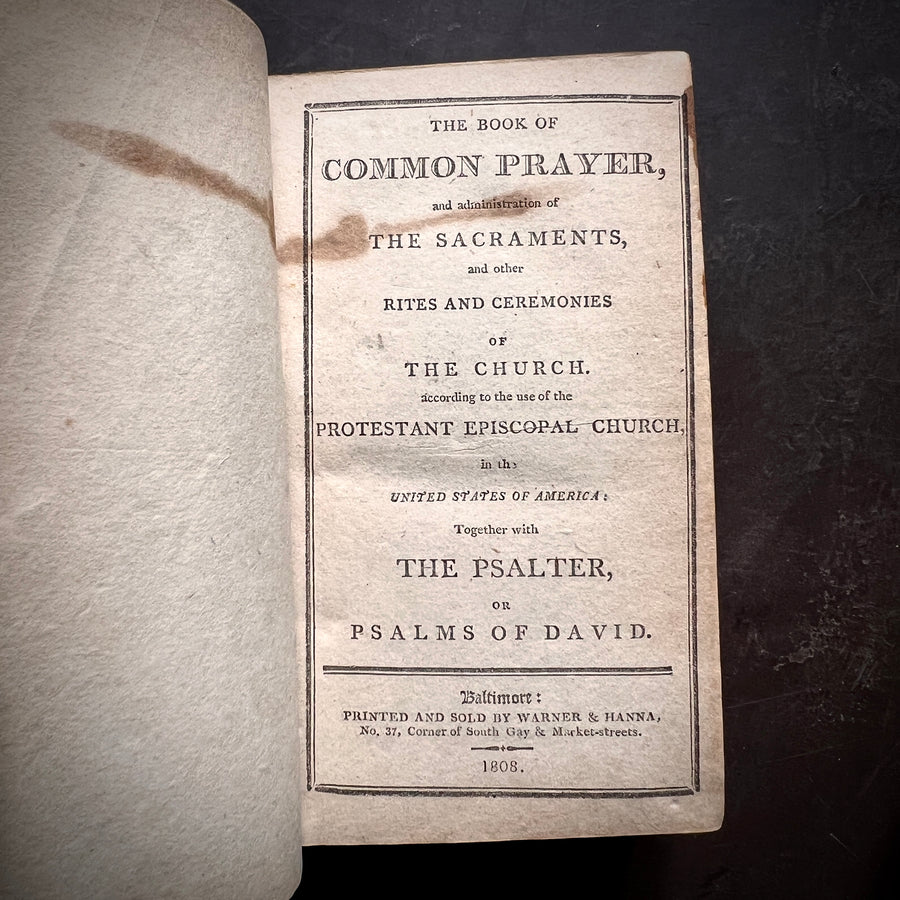 1808 - The Book of Common Prayer