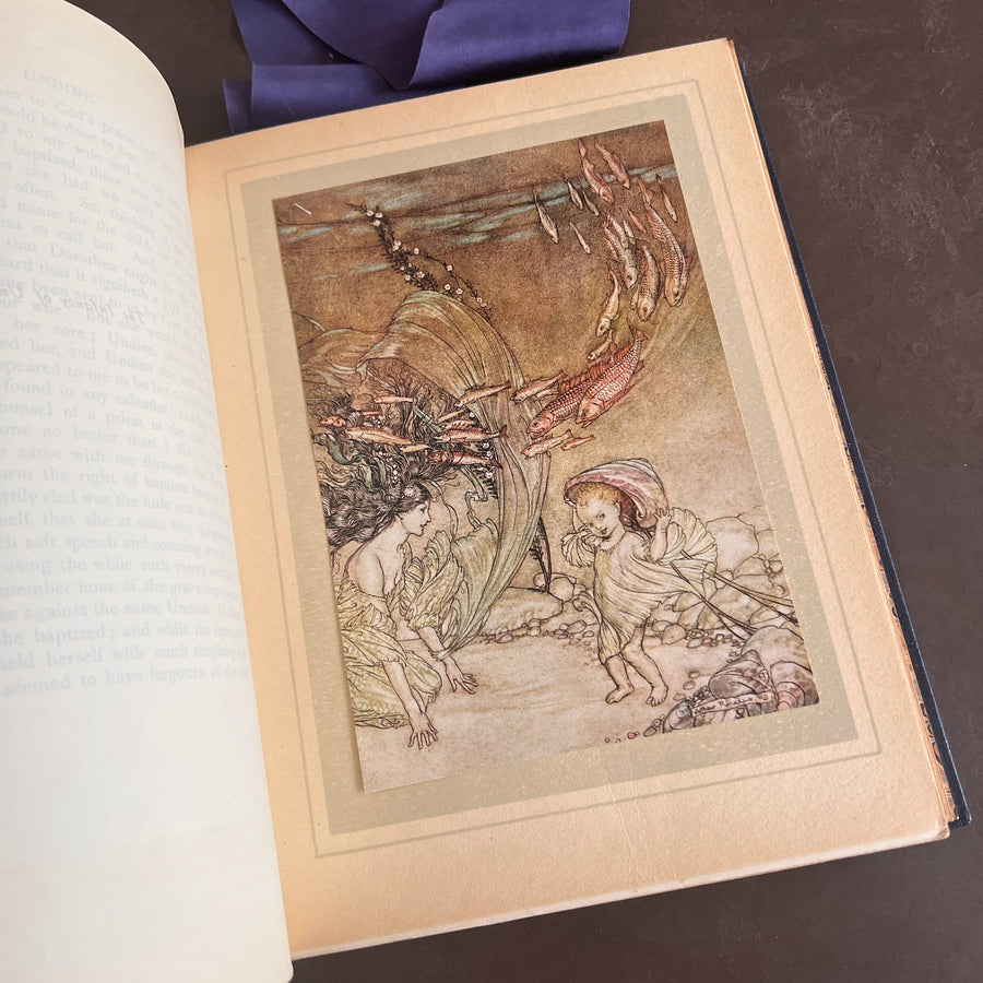 Undine | 1909 First Rackham Edition (Trade) | Illustrated by Arthur Rackham | Rebound in a Fine Leather Binding | Rare
