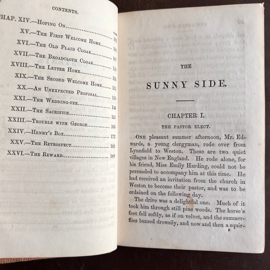 1851 - The Sunny Side, Or The Country Minister’s Wife