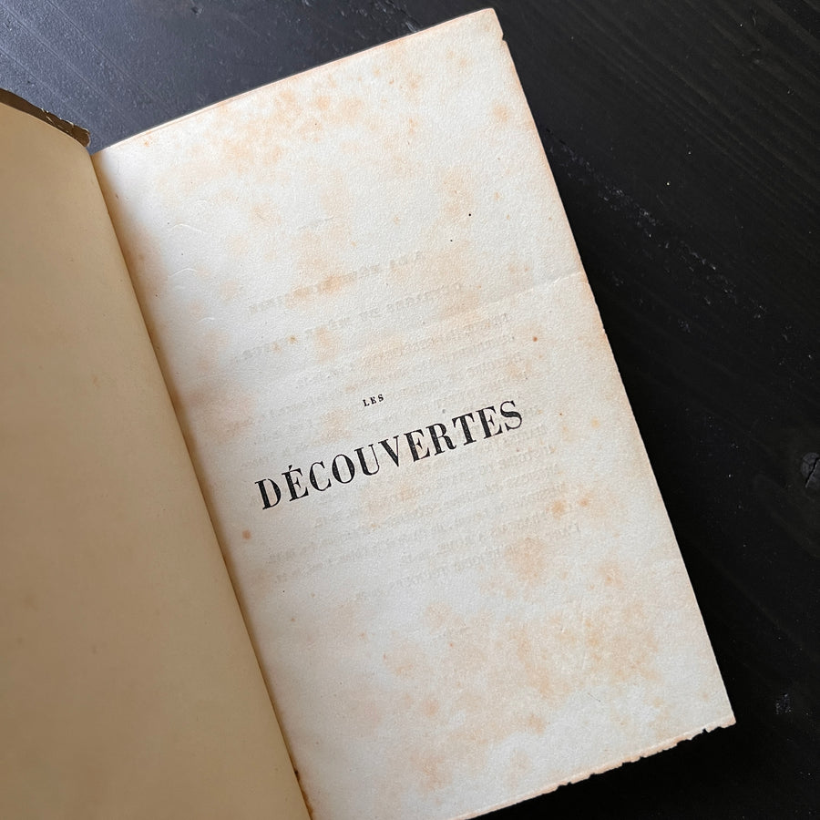 1851 - Les Decouvertes Les Plus Utiles Et Les Plus Celebres: Agriculture, Navigation, Boussele, Ecriture, Papier, Imrimerie, Telegraphe etc.