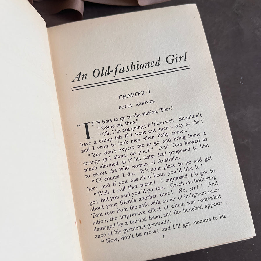 Louisa M. Alcott Novels in Brown— Each Sold Individually