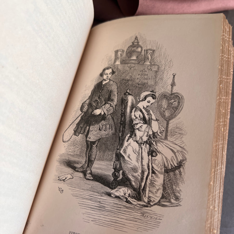 The Poetical Works of Goldsmith, Smollett, Johnson, and Shenstone (1853) — Fine Binding, Full Leather, Gilt Gauffering, Illustrated
