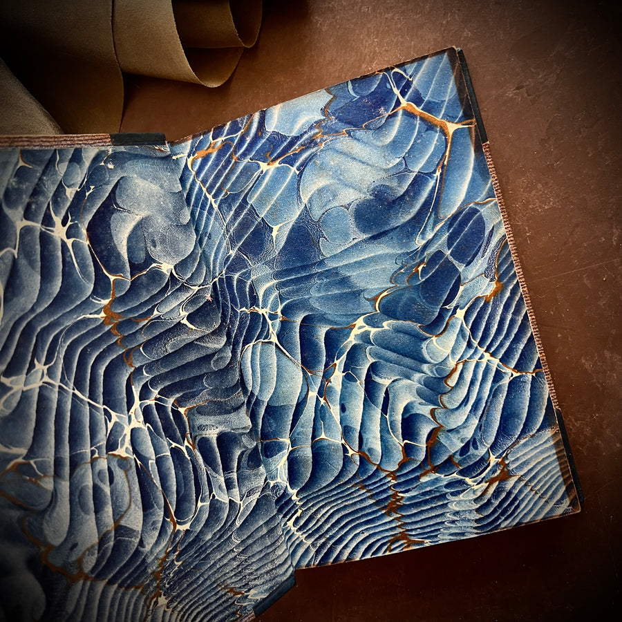 The Soul of a Cat and Other Stories — Margaret Benson (1901) | Fine Custom Binding with Marbled Endpapers