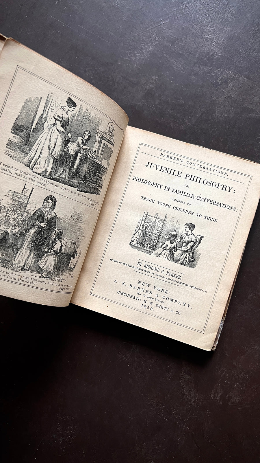1850 - Juvenile Philosophy or, Philosophy In Familiar Conversations; Designed To Teach Young People To Think