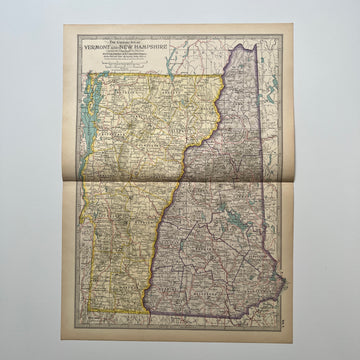 1897 - Map of Vermont