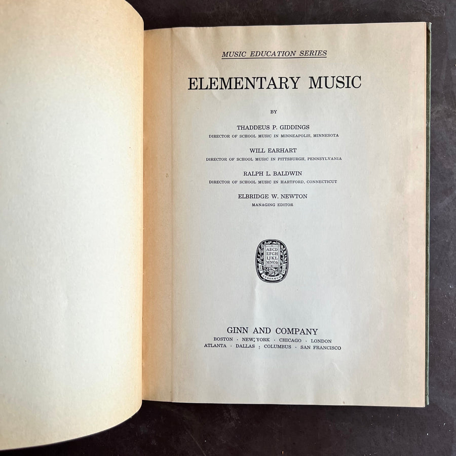 1923 - Elementary Music