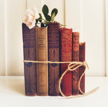 Autumn Book Bundle-Vintage Thanksgiving & Holiday Bundle | Book Decor