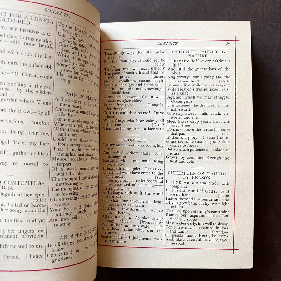 c.1885 - The Poetical Works of Elizabeth Barrett Browning