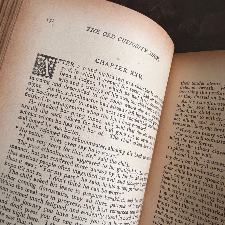 The Old Curiosity Shop — Charles Dickens — Arundel Series Decorative Victorian Edition (c. 1880s–1890s)