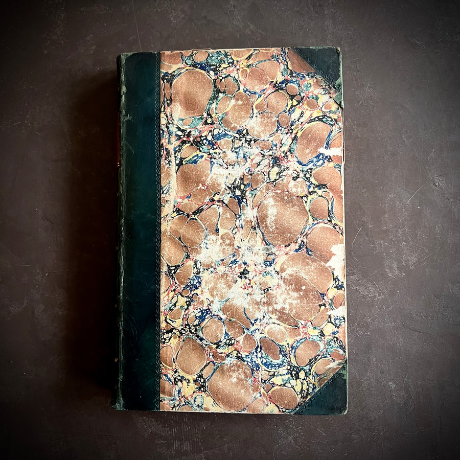 The Floricultural Cabinet and Florist’s Magazine | Fine Binding — Volume for 1838, Hand-Coloured Botanical Plates, Joseph Harrison (1830s–1840s)