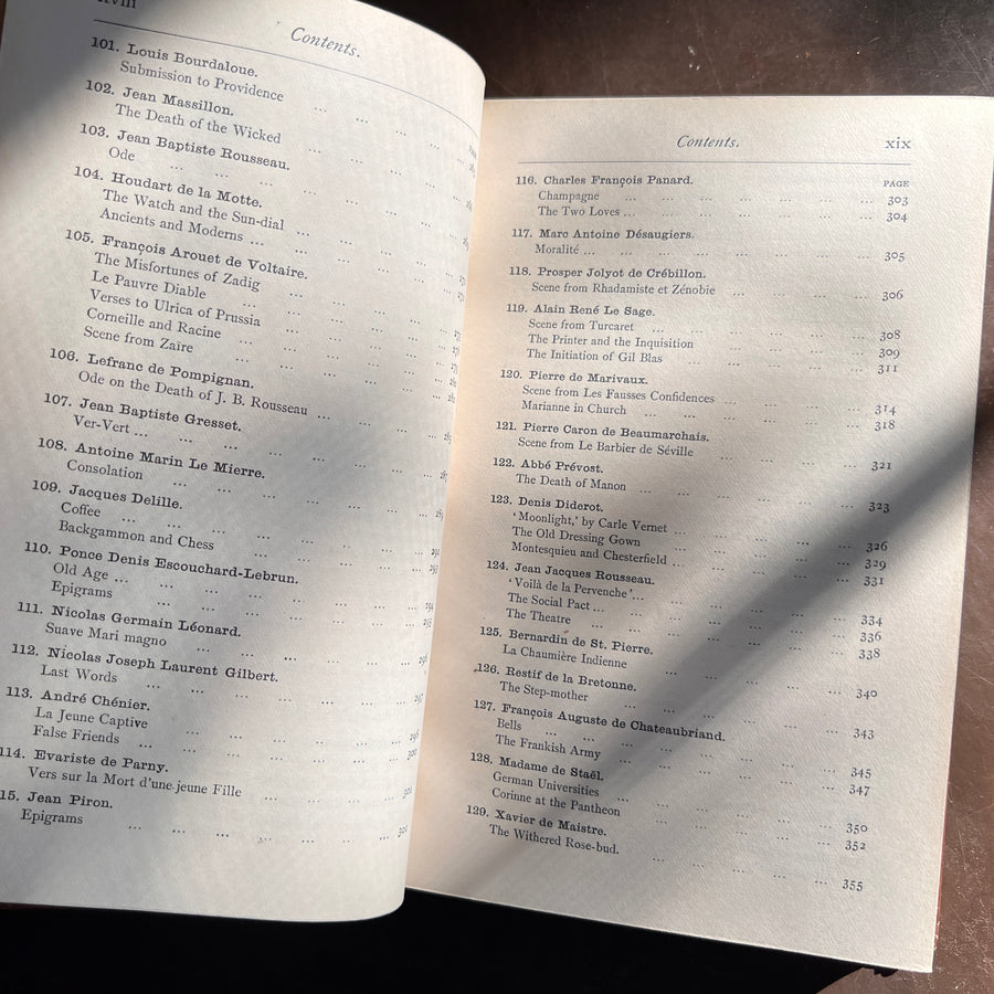 Specimens of French Literature from Villon to Hugo | First Edition | 1883, Clarendon Press Prize Binding