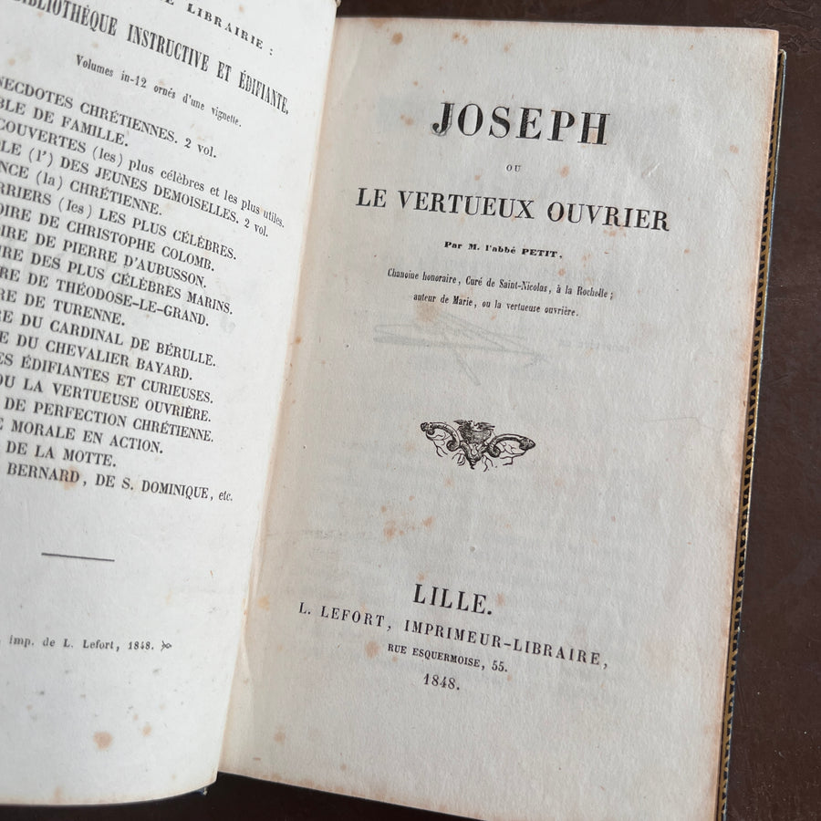 Joseph ou le Vertueux Ouvrier by Abbe Petit | 1848