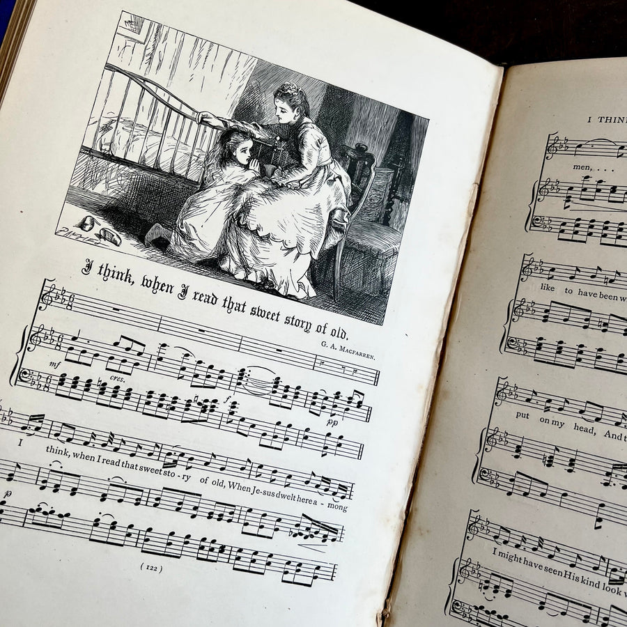 Private Listing & Reserved For Eric*****1875 - The Sunlight of Song; A Collection of Sacred And Moral Poems With Original Music By The Most Eminent English Composers