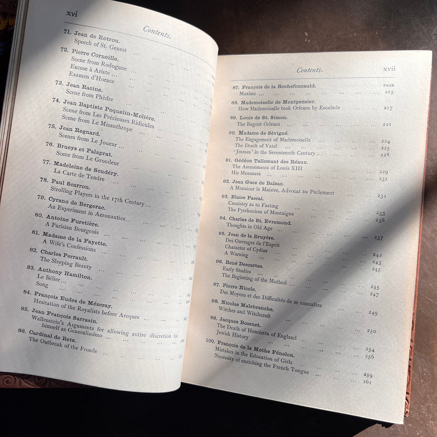 Specimens of French Literature from Villon to Hugo | First Edition | 1883, Clarendon Press Prize Binding