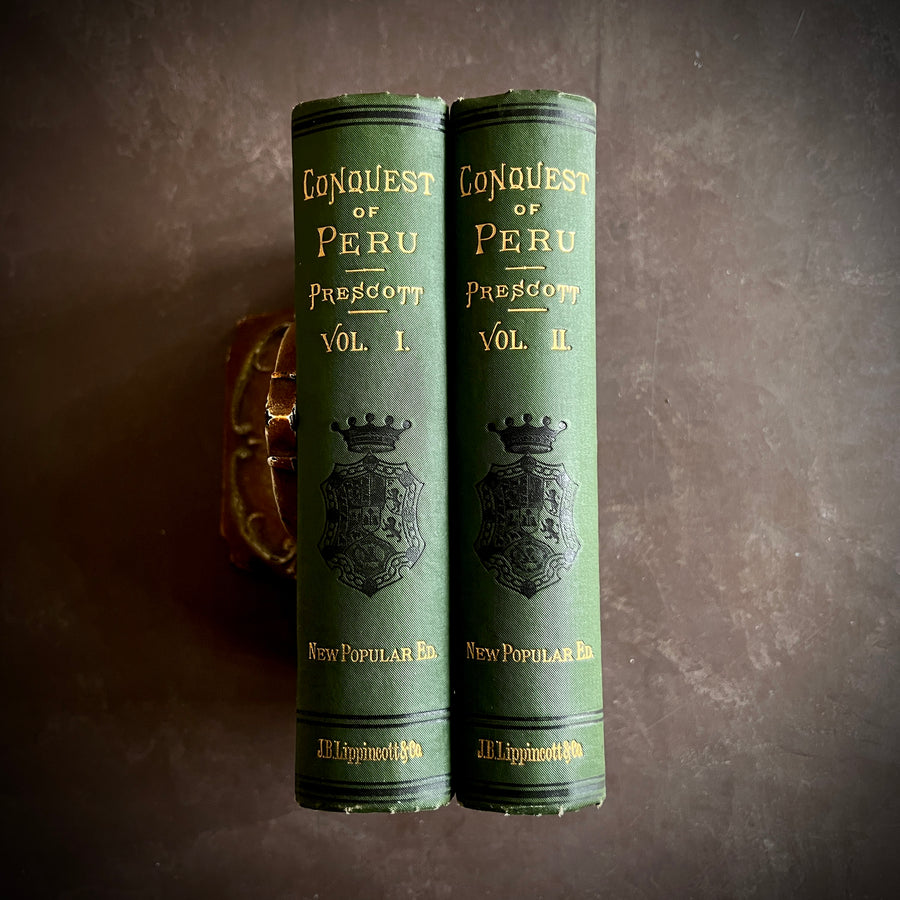 History of the Conquest of Peru — 2 Volume Set (1883)